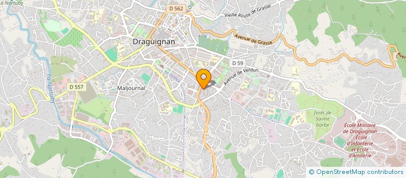 localisation de l'entreprise MADAME CLEMENCE DEROCHE  DRAGUIGNAN