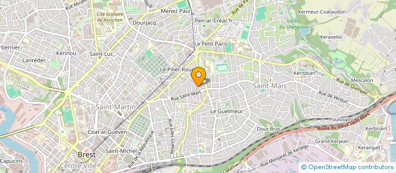 localisation de l'entreprise MADAME CLEMENCE DESBOIS à BREST