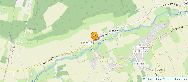 localisation de l'entreprise MADAME CLEMENCE DESCAMPS  CLERQUES