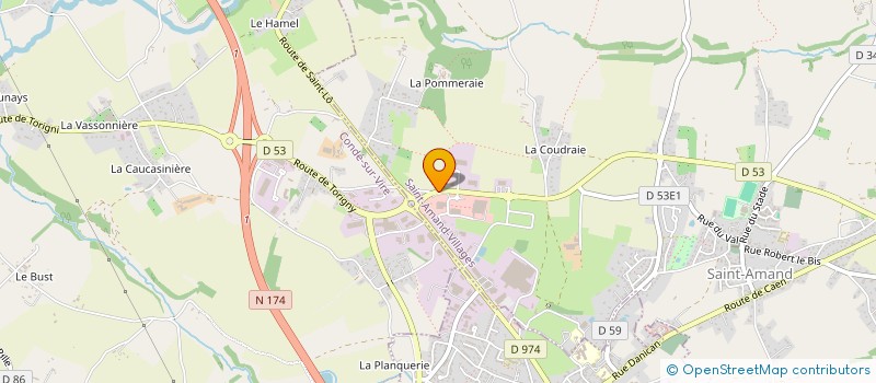 localisation de l'entreprise MADAME CLEMENCE DESGUERETS  SAINT-AMAND-VILLAGES