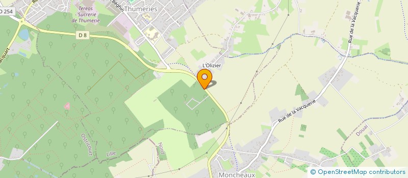 localisation de l'entreprise MADAME CLEMENCE DHENIN à THUMERIES