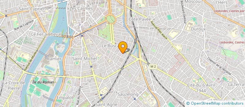 localisation de l'entreprise MADAME CLEMENCE DIONIS DU SEJOUR  TOULOUSE