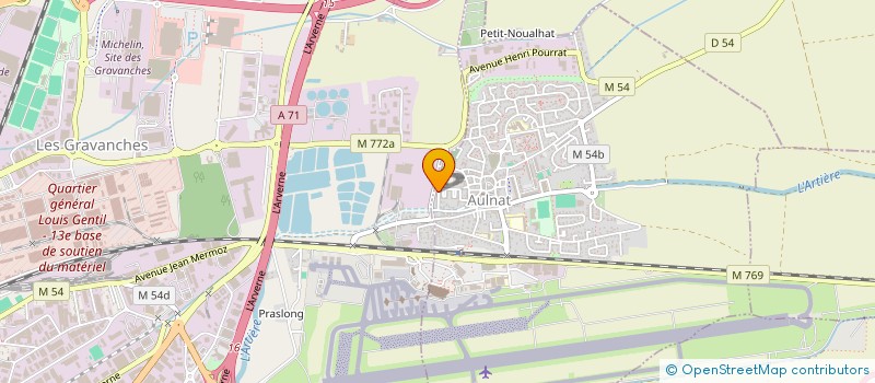 localisation de l'entreprise MADAME CLEMENCE DIOT  AULNAT