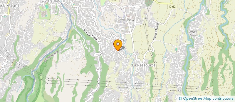 localisation de l'entreprise MADAME CLEMENCE DONDAINE  SAINTE-MARIE