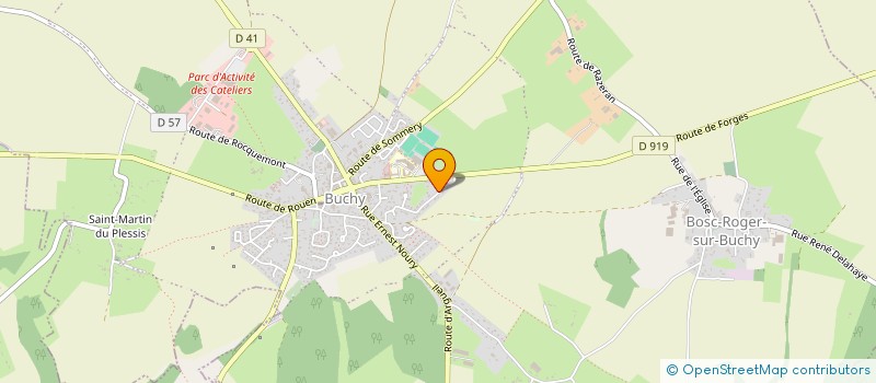 localisation de l'entreprise MADAME CLEMENCE DRY  BUCHY