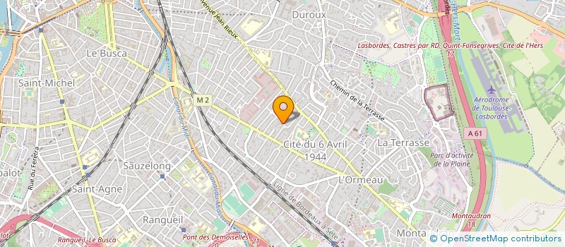 localisation de l'entreprise MADAME CLEMENCE DUBOIS  TOULOUSE