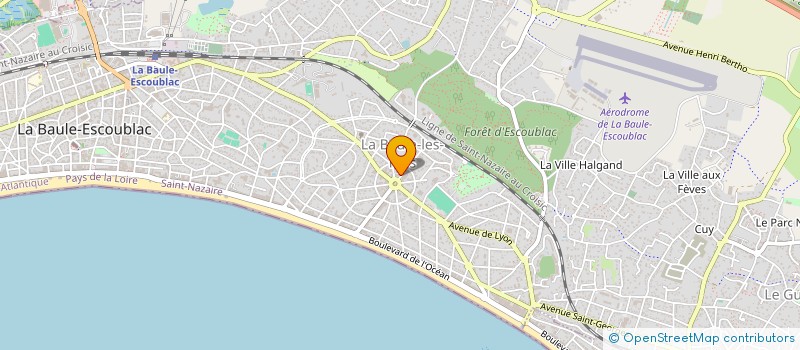 localisation de l'entreprise MADAME CLEMENCE DUFOUR à LA BAULE-ESCOUBLAC