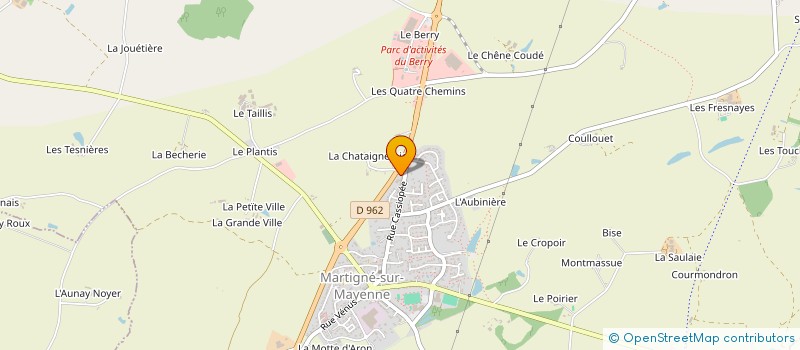 localisation de l'entreprise MADAME CLEMENCE DUGUE  MARTIGNE-SUR-MAYENNE
