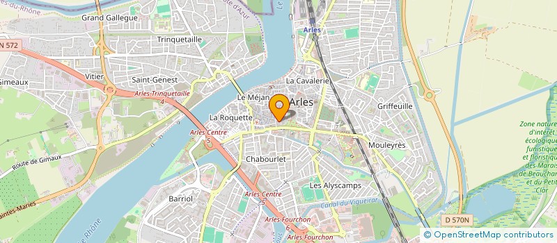 localisation de l'entreprise MADAME CLEMENCE DUMAREST  ARLES