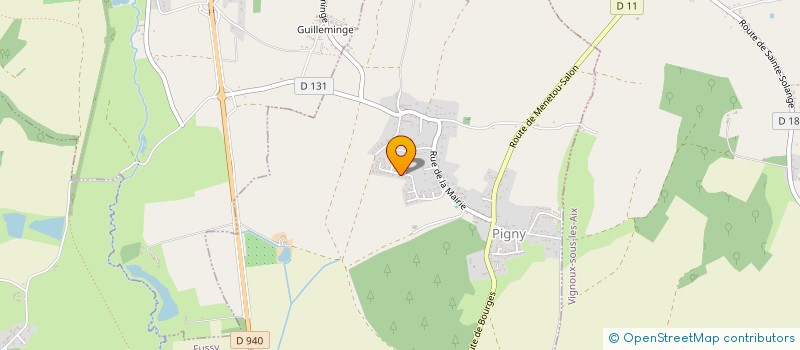 localisation de l'entreprise MADAME CLEMENCE DUSSOLIN  PIGNY