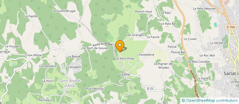 localisation de l'entreprise MADAME CLEMENCE EMERY à SARLAT-LA-CANEDA
