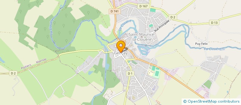 localisation de l'entreprise MADAME CLEMENCE EMERY  GENCAY