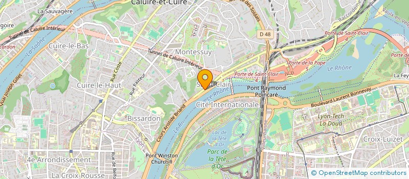 localisation de l'entreprise MADAME CLEMENCE ESPARCIEUX  CALUIRE-ET-CUIRE
