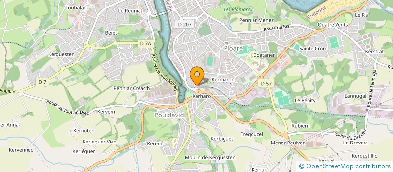 localisation de l'entreprise MADAME CLEMENCE ESTEVE à DOUARNENEZ