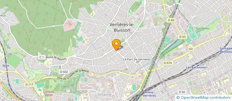 localisation de l'entreprise MADAME CLEMENCE FABRE à VERRIERES-LE-BUISSON