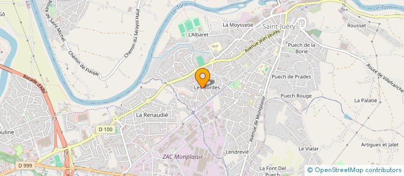 localisation de l'entreprise MADAME CLEMENCE FABRE  SAINT-JUERY