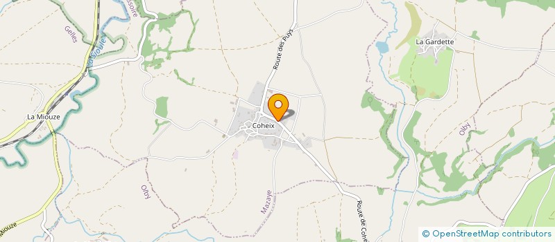 localisation de l'entreprise MADAME CLEMENCE FAURE  MONTFERMY