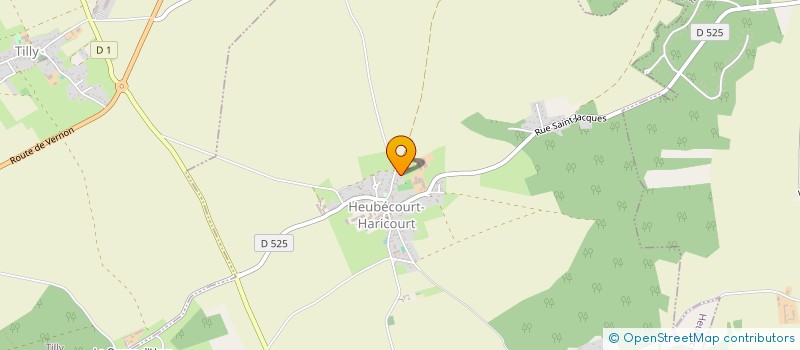 localisation de l'entreprise MADAME CLEMENCE FAUVEL  HEUBECOURT-HARICOURT