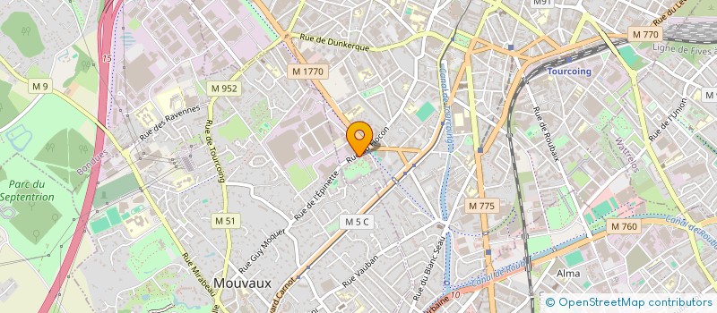 localisation de l'entreprise MADAME CLEMENCE FEIX à TOURCOING