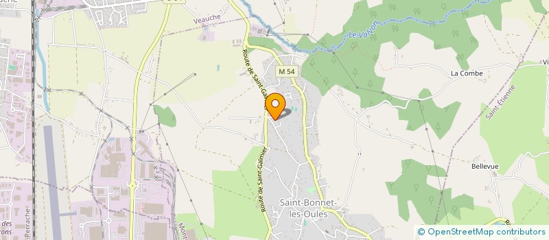 localisation de l'entreprise MADAME CLEMENCE FENON  SAINT-BONNET-LES-OULES