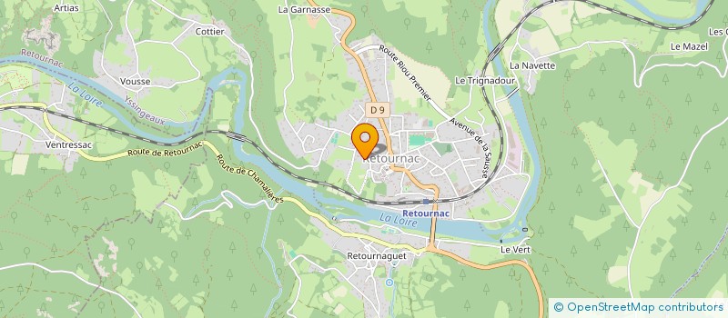 localisation de l'entreprise MADAME CLEMENCE FLORES  RETOURNAC