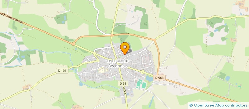 localisation de l'entreprise MADAME CLEMENCE FOUCHET  VAL D'ERDRE-AUXENCE