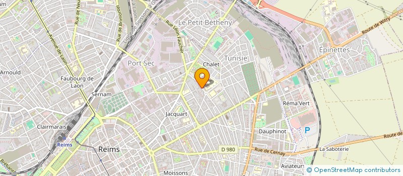 localisation de l'entreprise MADAME CLEMENCE FOUREL  REIMS