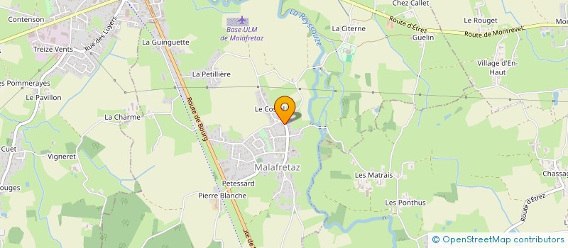localisation de l'entreprise MADAME CLEMENCE FRABOULET  MALAFRETAZ