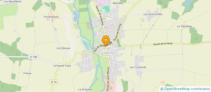 localisation de l'entreprise MADAME CLEMENCE FRANCIUS à CHARNY OREE DE PUISAYE