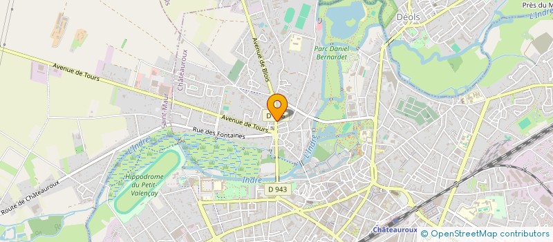 localisation de l'entreprise MADAME CLEMENCE FRELAT à CHATEAUROUX