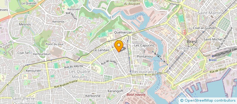 localisation de l'entreprise MADAME CLEMENCE FRIOCOURT  BREST