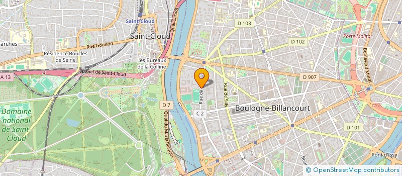 localisation de l'entreprise MADAME CLEMENCE FROMENT à BOULOGNE-BILLANCOURT
