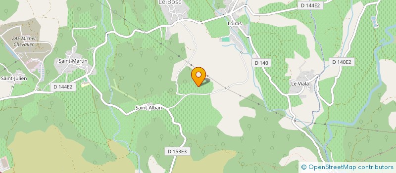 localisation de l'entreprise MADAME CLEMENCE GALTIER à LE BOSC