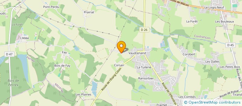 localisation de l'entreprise MADAME CLEMENCE GAMBETTA à MEZERIAT
