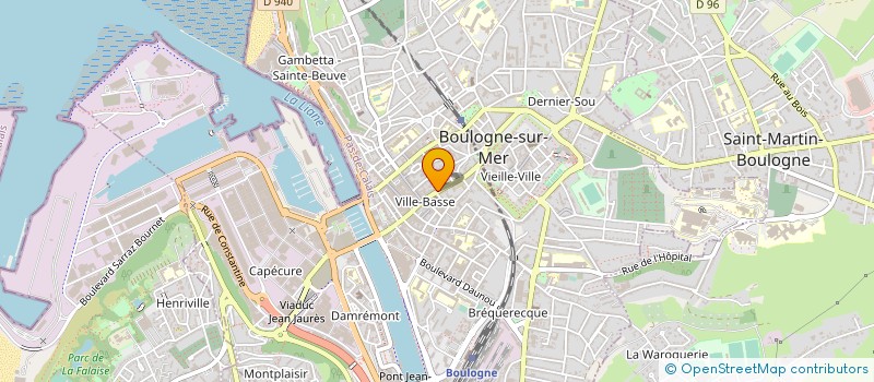 localisation de l'entreprise MADAME CLEMENCE GARBE à BOULOGNE-SUR-MER