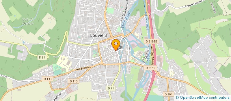 localisation de l'entreprise MADAME CLEMENCE GARE  LOUVIERS