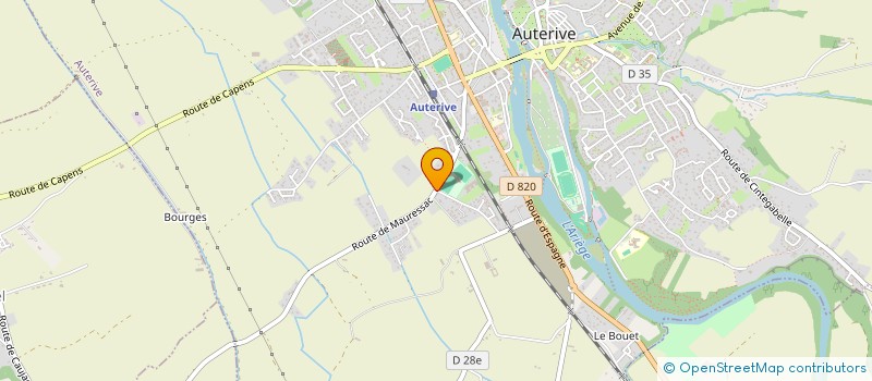 localisation de l'entreprise MADAME CLEMENCE GAUTHIER  AUTERIVE