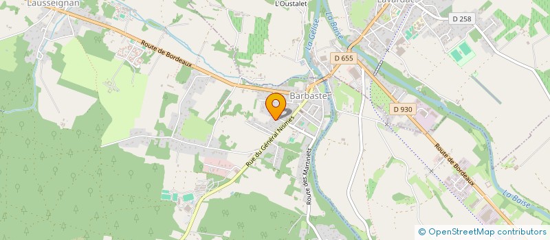 localisation de l'entreprise MADAME CLEMENCE GAZERES  BARBASTE