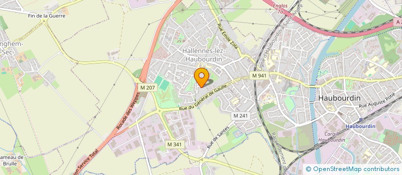localisation de l'entreprise MADAME CLEMENCE GEERAERT à HALLENNES-LEZ-HAUBOURDIN