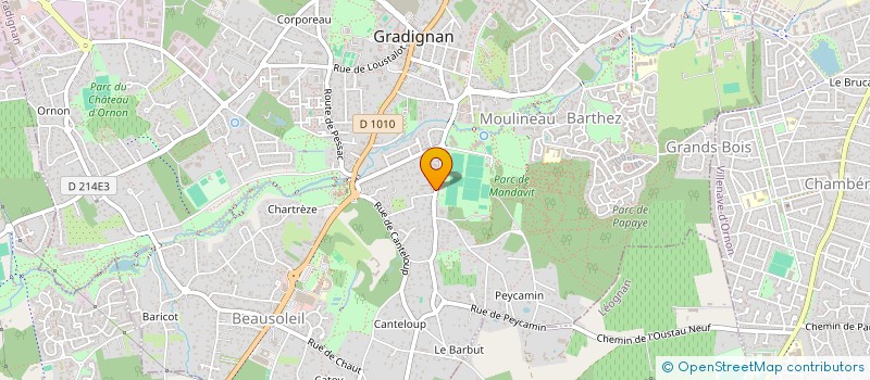 localisation de l'entreprise MADAME CLEMENCE GENIN à GRADIGNAN