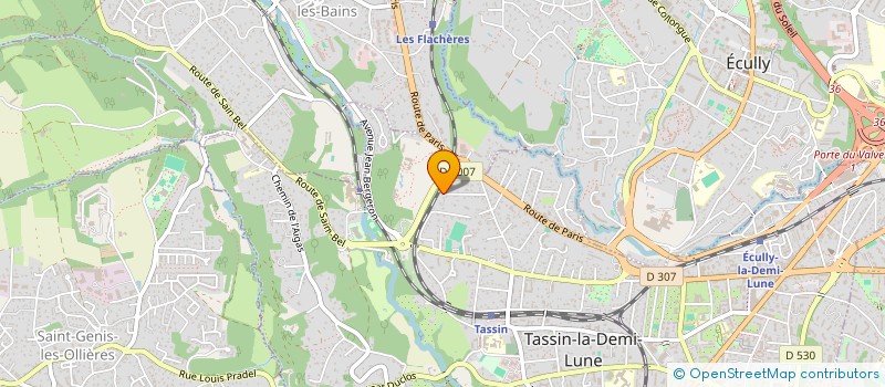 localisation de l'entreprise MADAME CLEMENCE GIBIAT  TASSIN-LA-DEMI-LUNE