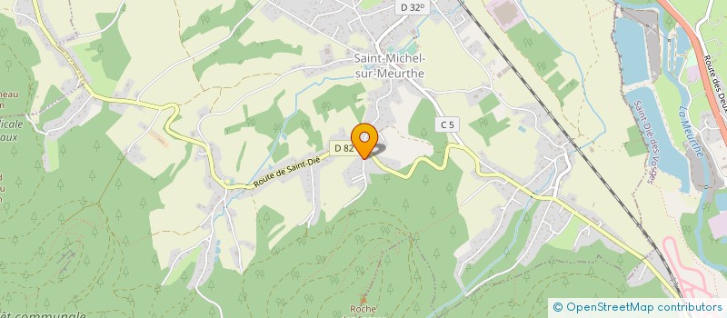 localisation de l'entreprise MADAME CLEMENCE GIGOUX à SAINT-MICHEL-SUR-MEURTHE