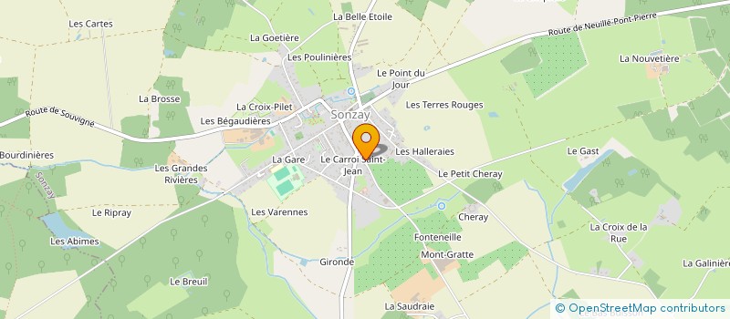 localisation de l'entreprise MADAME CLEMENCE GILARD  LA RICHE