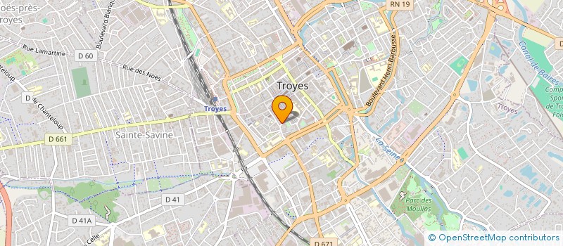 localisation de l'entreprise MADAME CLEMENCE GILLOT  TROYES