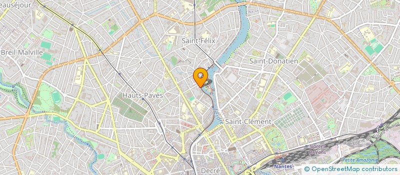 localisation de l'entreprise MADAME CLEMENCE GIMAZANE à NANTES