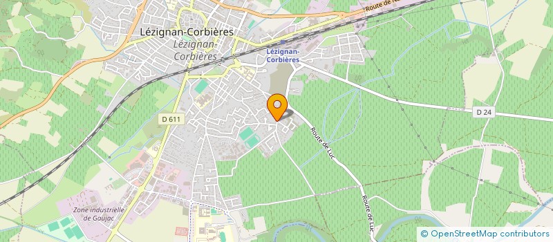 localisation de l'entreprise MADAME CLEMENCE GIMENEZ  LEZIGNAN-CORBIERES