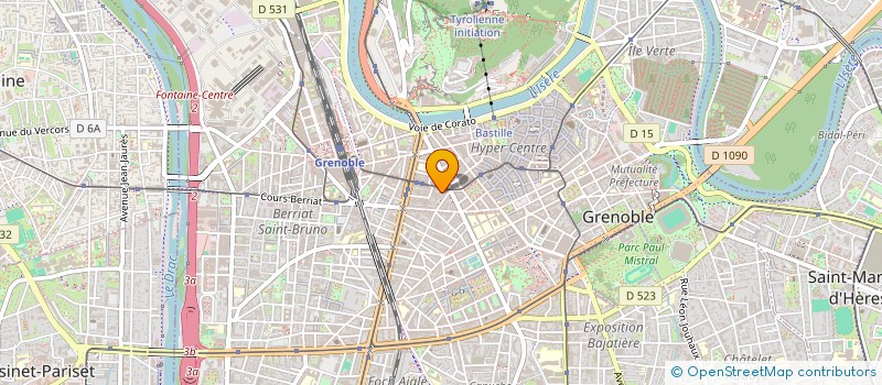 localisation de l'entreprise MADAME CLEMENCE GIORDANO  GRENOBLE
