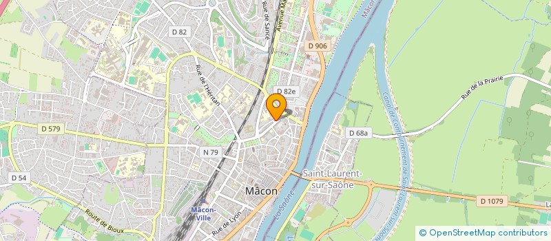 localisation de l'entreprise MADAME CLEMENCE GIRARD  MACON