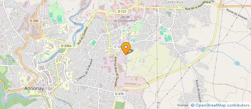 localisation de l'entreprise MADAME CLEMENCE GIRODET  DAVEZIEUX