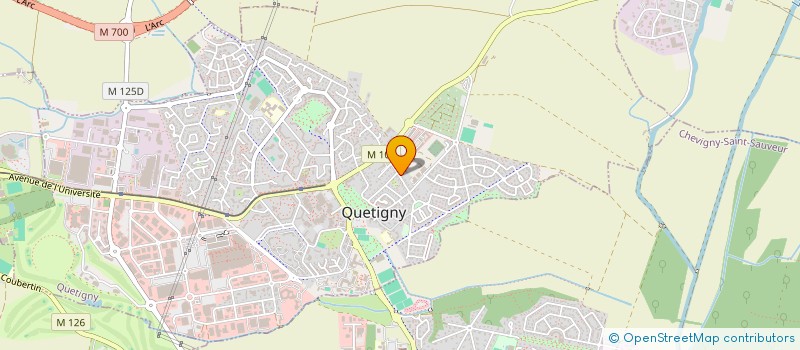 localisation de l'entreprise MADAME CLEMENCE GIROUX  QUETIGNY